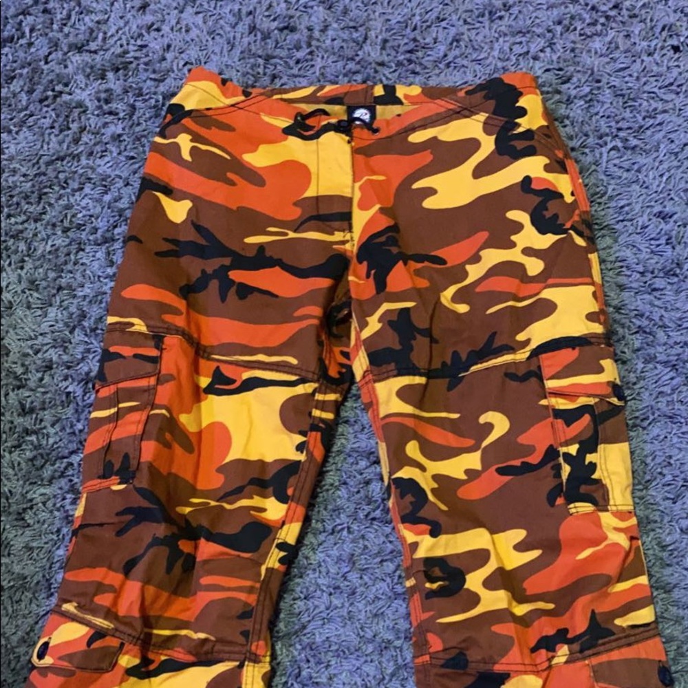 Orange camo zumeiz pants never worn